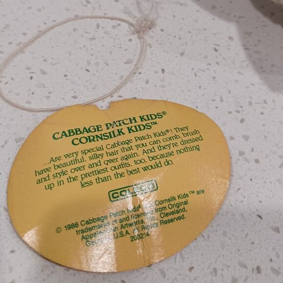 Vintage Cabbage Patch Kids Cornsilk Kids Blonde Hair Blue Eyes - Picture 3 of 10